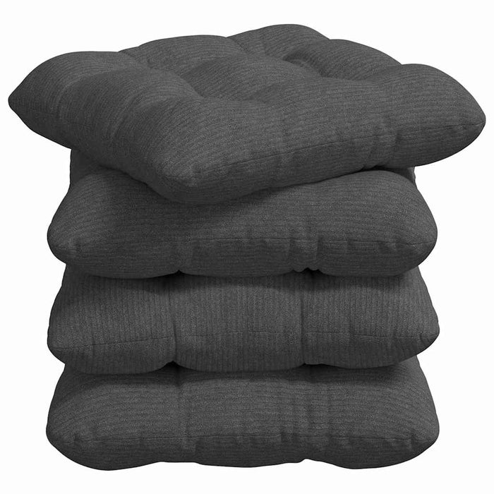Perne de Șezut 4 pcs Gri închis 45 x 45 cm - WALTI WALTI