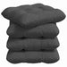 Perne de Șezut 4 pcs Gri închis 45 x 45 cm - WALTI WALTI