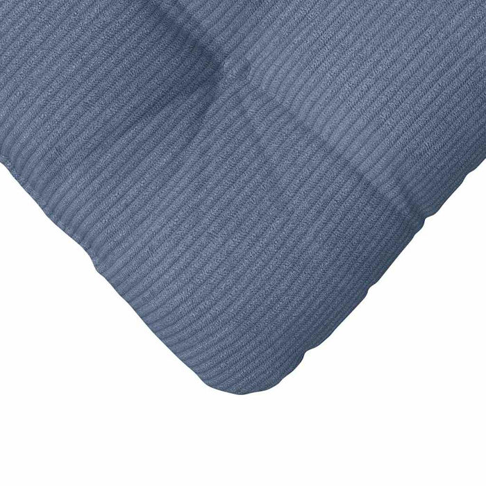 Perne de Șezut 4 pcs albastru 45 x 45 cm Țesătură din corduroy - WALTI WALTI