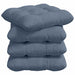 Perne de Șezut 4 pcs albastru 45 x 45 cm Țesătură din corduroy - WALTI WALTI