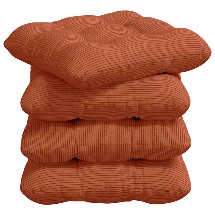 Perne de Șezut 4 pcs Roșu portocalie 45 x 45 cm - WALTI WALTI