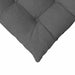 Perne de Șezut 4 pcs Gri închis 40 x 40 x 6 cm țesătură - WALTI WALTI