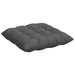 Perne de Șezut 4 pcs Gri închis 40 x 40 x 6 cm țesătură - WALTI WALTI
