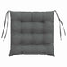 Perne de Șezut 4 pcs Gri închis 40 x 40 x 6 cm țesătură - WALTI WALTI
