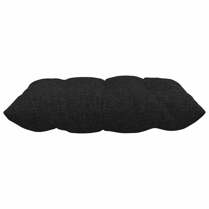 Perne de Șezut 4 pcs Negru 40 x 40 x 6 cm țesătură - WALTI WALTI