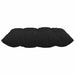 Perne de Șezut 4 pcs Negru 40 x 40 x 6 cm țesătură - WALTI WALTI