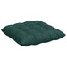 Perne de Șezut 4 pcs Verde închis 40 x 40 x 6 cm țesătură - WALTI WALTI
