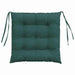 Perne de Șezut 4 pcs Verde închis 40 x 40 x 6 cm țesătură - WALTI WALTI