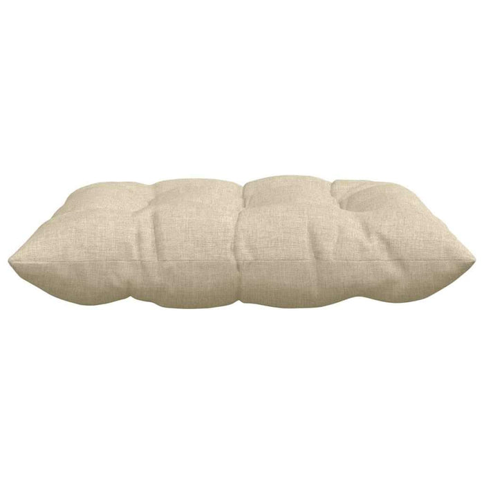 Perne de Șezut 4 pcs Crem 40 x 40 x 6 cm țesătură - WALTI WALTI