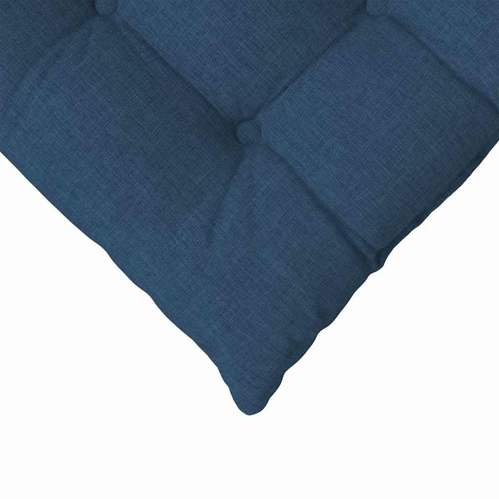 Perne de Șezut 4 pcs albastru 40 x 40 x 6 cm țesătură - WALTI WALTI