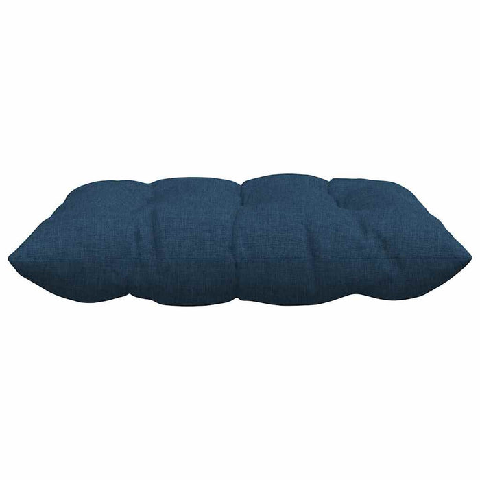 Perne de Șezut 4 pcs albastru 40 x 40 x 6 cm țesătură - WALTI WALTI