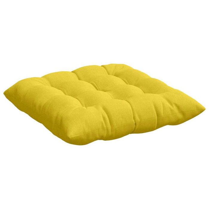 Perne de Șezut 4 pcs Galben Deschis 40 x 40 x 6 cm țesătură - WALTI WALTI