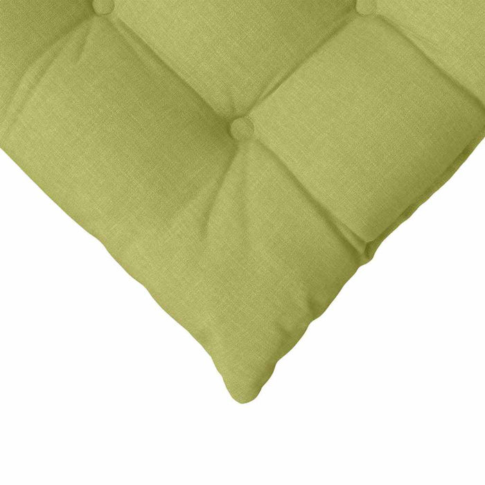 Perne de Șezut 4 pcs Verde deschis 40 x 40 x 6 cm țesătură - WALTI WALTI
