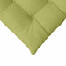 Perne de Șezut 4 pcs Verde deschis 40 x 40 x 6 cm țesătură - WALTI WALTI