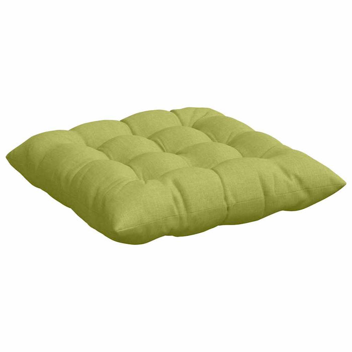 Perne de Șezut 4 pcs Verde deschis 40 x 40 x 6 cm țesătură - WALTI WALTI