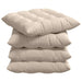 Perne de Șezut 4 pcs Bej 40 x 40 x 6 cm Microfibră - WALTI WALTI