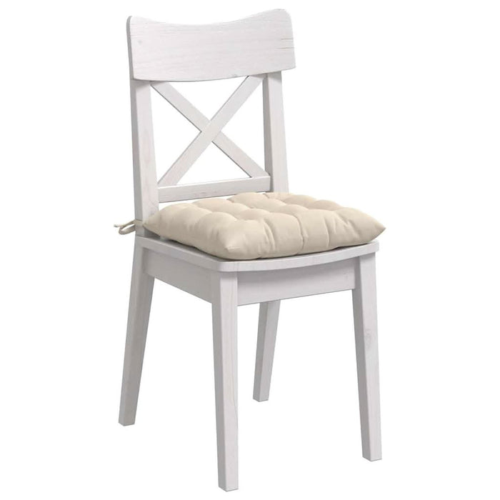 Perne de Șezut 4 pcs Bej 40 x 40 x 6 cm Microfibră - WALTI WALTI