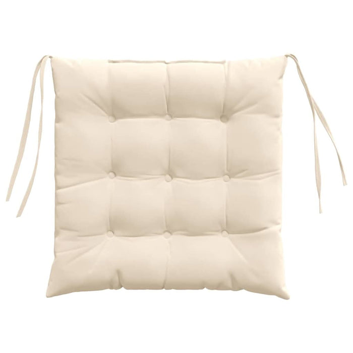 Perne de Șezut 4 pcs Bej 40 x 40 x 6 cm Microfibră - WALTI WALTI