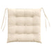 Perne de Șezut 4 pcs Bej 40 x 40 x 6 cm Microfibră - WALTI WALTI