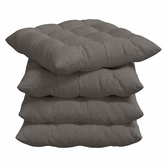 Perne de Șezut 4 pcs Gri deschis 40 x 40 x 6 cm - WALTI WALTI