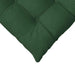 Perne de Șezut 4 pcs Verde închis 40 x 40 x 6 cm - WALTI WALTI