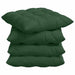 Perne de Șezut 4 pcs Verde închis 40 x 40 x 6 cm - WALTI WALTI