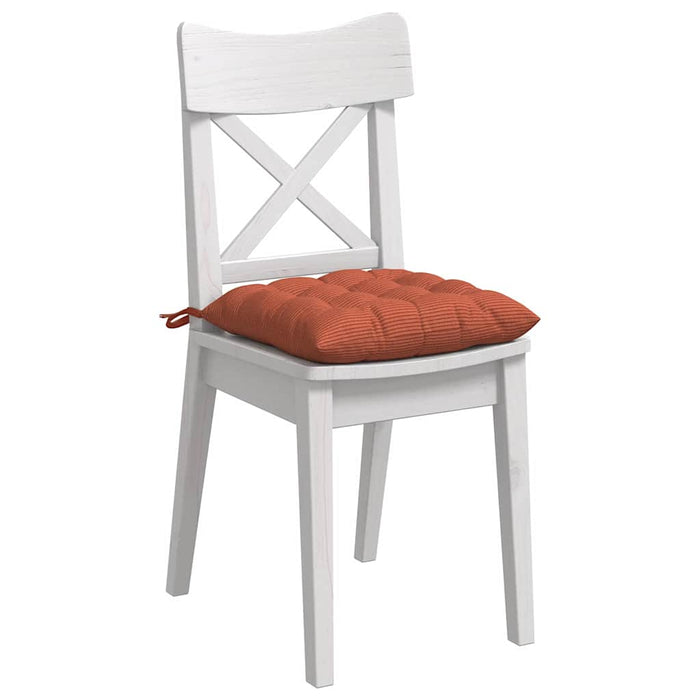 Perne de Șezut 4 pcs Roșu portocalie 40 x 40 x 6 cm - WALTI WALTI