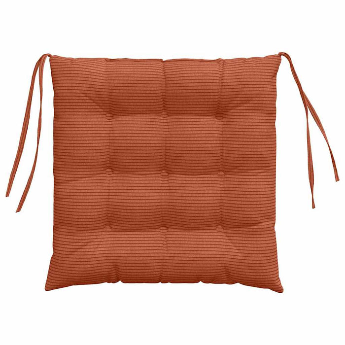 Perne de Șezut 4 pcs Roșu portocalie 40 x 40 x 6 cm - WALTI WALTI