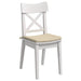 Perne de Șezut 4 pcs Crem 40 x 40 x 3 cm țesătură - WALTI WALTI