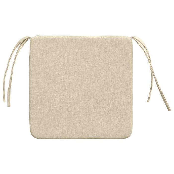 Perne de Șezut 4 pcs Crem 40 x 40 x 3 cm țesătură - WALTI WALTI