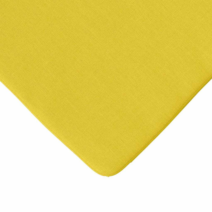 Perne de Șezut 4 pcs Galben Deschis 40 x 40 x 3 cm țesătură - WALTI WALTI