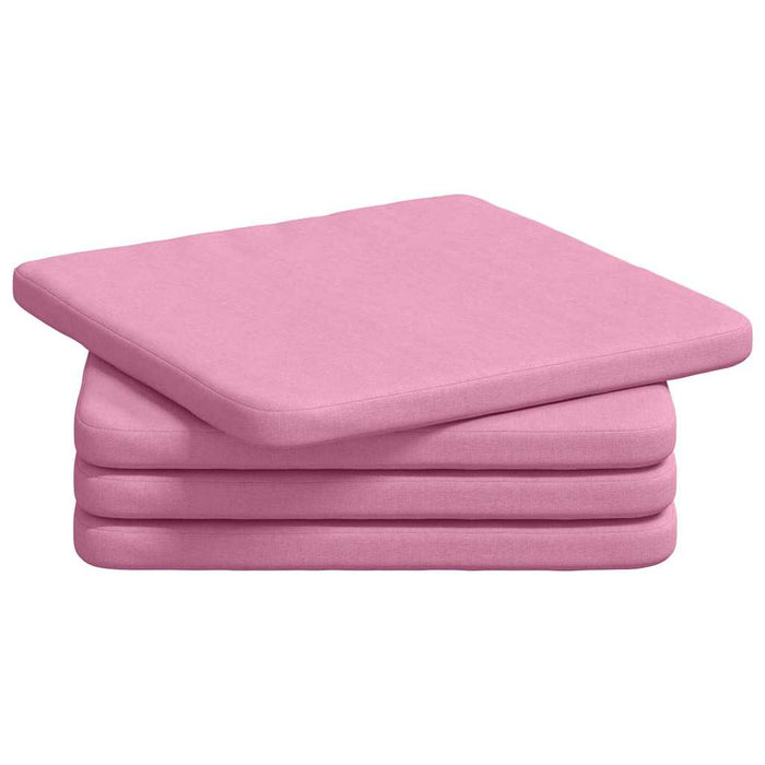 Perne de Șezut 4 pcs Roz 40 x 40 x 3 cm țesătură - WALTI WALTI