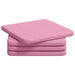 Perne de Șezut 4 pcs Roz 40 x 40 x 3 cm țesătură - WALTI WALTI