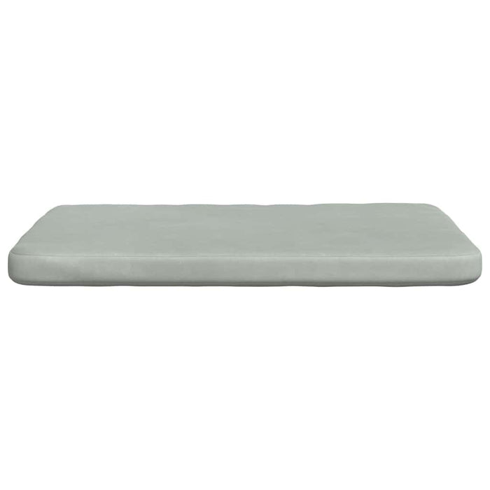 Perne de Șezut 4 pcs Gri deschis 40 x 40 x 3 cm Catifea - WALTI WALTI
