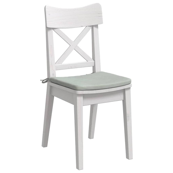 Perne de Șezut 4 pcs Gri deschis 40 x 40 x 3 cm Catifea - WALTI WALTI