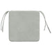 Perne de Șezut 4 pcs Gri deschis 40 x 40 x 3 cm Catifea - WALTI WALTI
