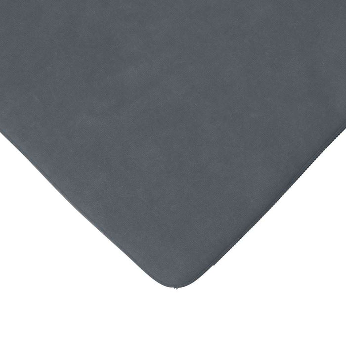 Perne de Șezut 4 pcs Gri închis 40 x 40 x 3 cm Catifea - WALTI WALTI