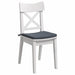 Perne de Șezut 4 pcs Gri închis 40 x 40 x 3 cm Catifea - WALTI WALTI