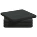 Perne de Șezut 4 pcs Negru 40 x 40 x 3 cm Catifea - WALTI WALTI