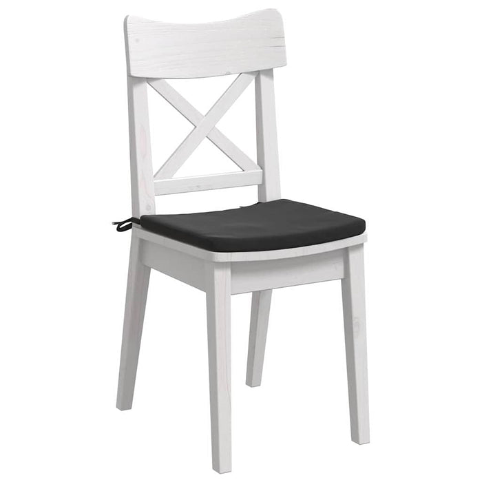 Perne de Șezut 4 pcs Negru 40 x 40 x 3 cm Catifea - WALTI WALTI