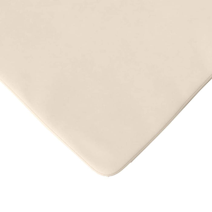 Perne de Șezut 4 pcs Bej 40 x 40 x 3 cm Țesătură din microfibră - WALTI WALTI