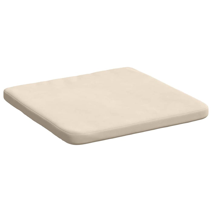 Perne de Șezut 4 pcs Bej 40 x 40 x 3 cm Țesătură din microfibră - WALTI WALTI