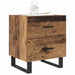 Dulap de noapte 2 pcs Lemn vechi și negru 40 x 35 x 47,5 cm - WALTI WALTI