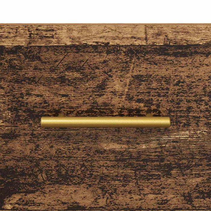 Noptieră 2 pcs Lemn vechi 40 x 35 x 47,5 cm Lemn compozit - WALTI WALTI