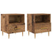 Noptieră 2 pcs Lemn vechi 40 x 35 x 47,5 cm Lemn compozit - WALTI WALTI