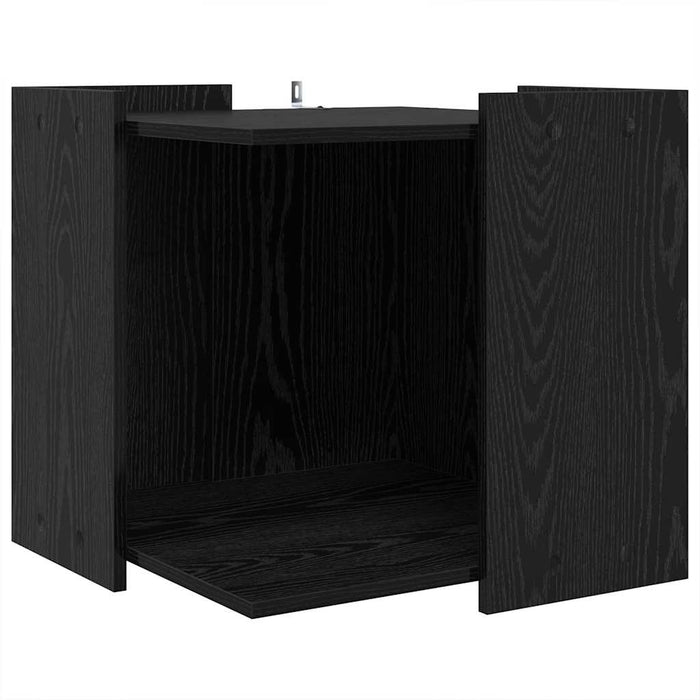 Cutie pentru litiera pisici Stejar negru 53 x 53 x 51 cm - WALTI WALTI