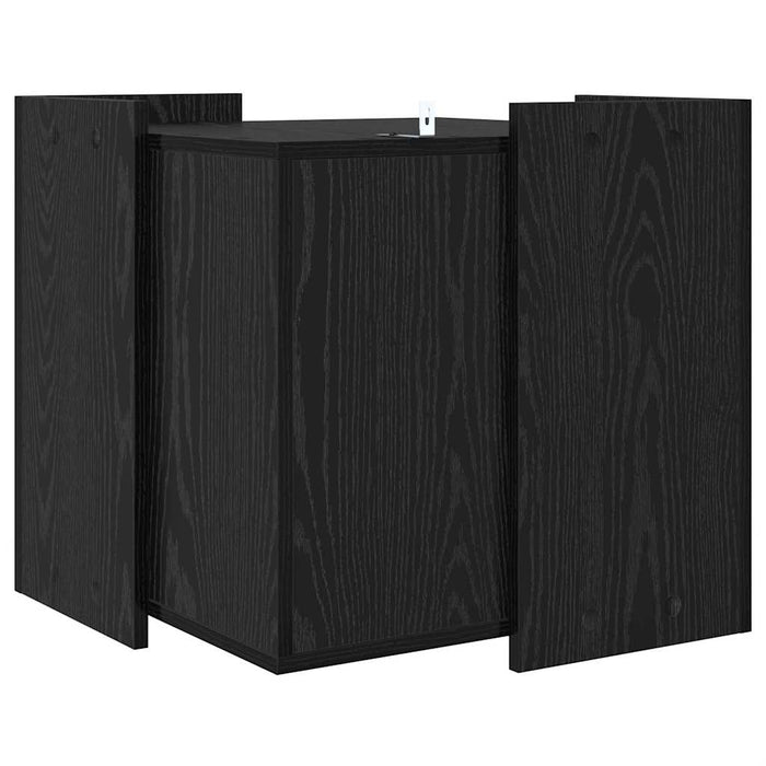 Cutie pentru litiera pisici Stejar negru 53 x 53 x 51 cm - WALTI WALTI