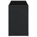 Depozitare pentru 4 pubele Wheelie Negru 272 x 77,5 x 121,5 cm - WALTI WALTI