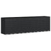 Depozitare pentru 6 pubele Wheelie Negru 408 x 77,5 x 121,5 cm - WALTI WALTI