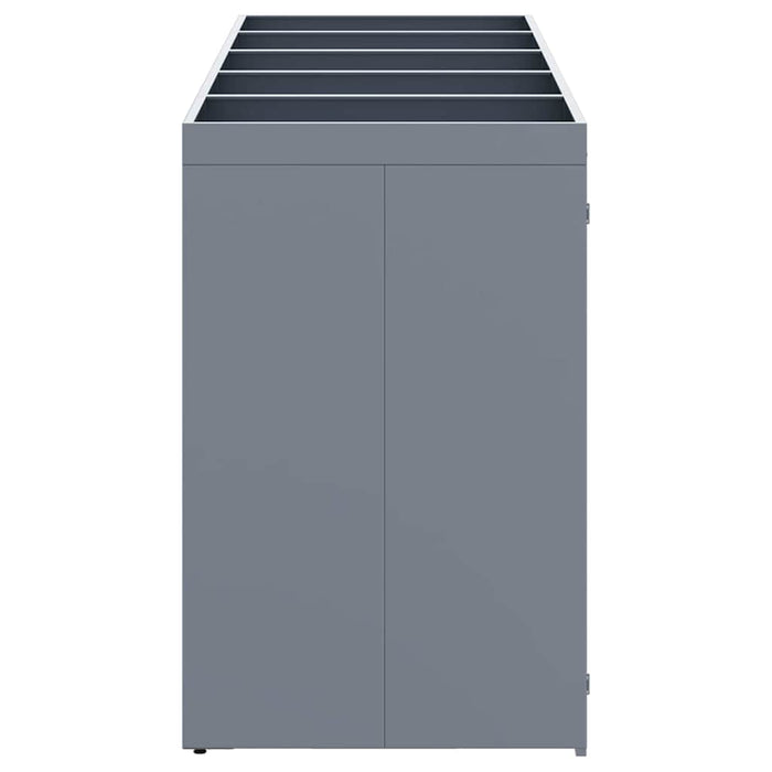 Depozitare pentru 5 pubele Wheelie Gri deschis - WALTI WALTI